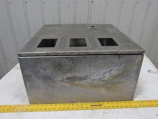 Stainless Steel Wall Mount Electrical Enclosure Box 24X24X12 W/Back Plate