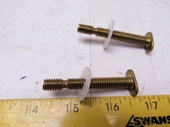 Harvey's 061161 Brass E-Z-Snap Toilet Bolt Set, 5/16" x 2-1/4" Lot of 8