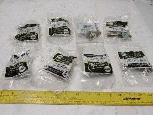 Harvey's 061161 Brass E-Z-Snap Toilet Bolt Set, 5/16" x 2-1/4" Lot of 8