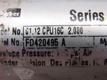 Parker 01.12CPU16C 2.000 1-1/4" Bore 2" Stroke