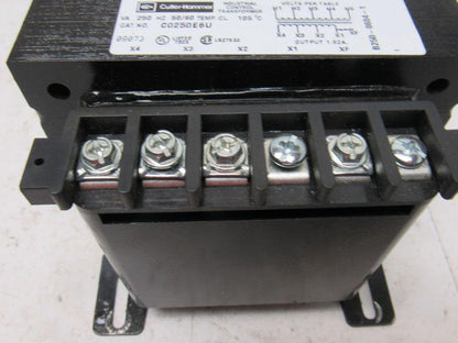 Cutler Hammer C0250E6U 250VA General Purpose Transformer 1 Phase