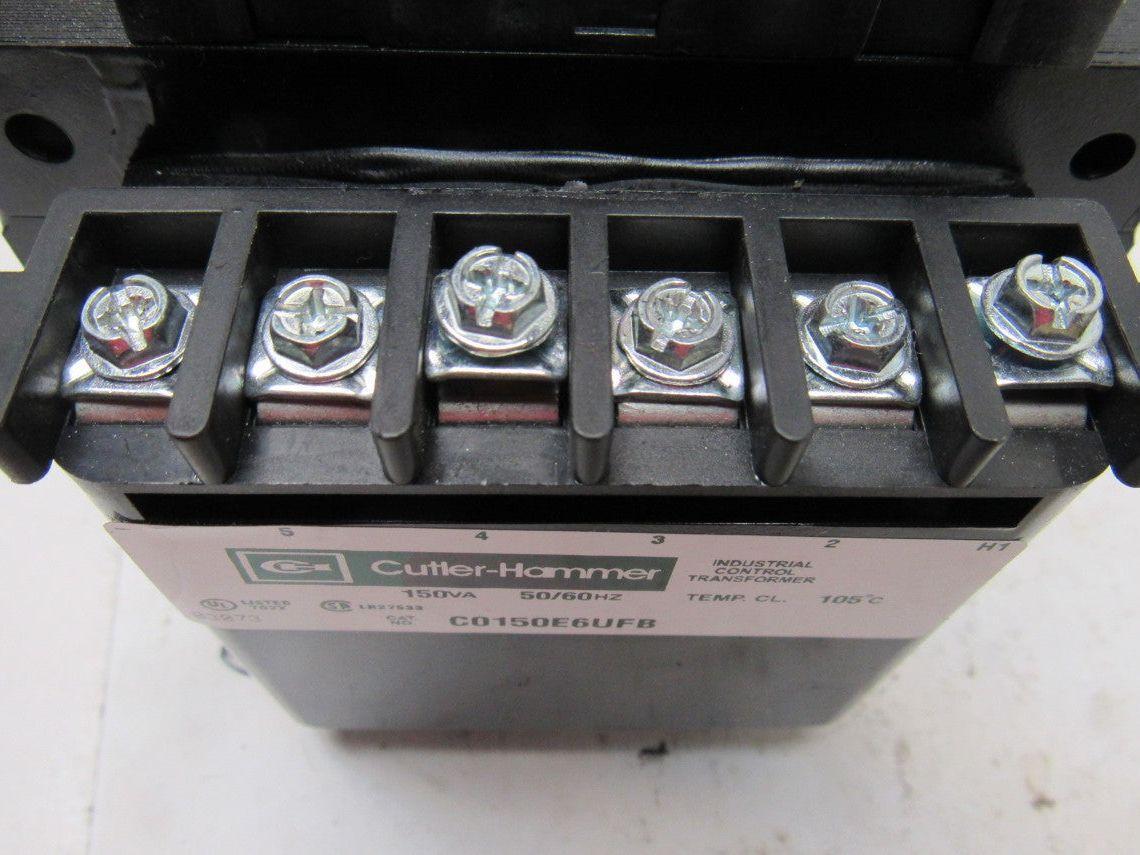 Cutler Hammer C0150E6UFB 150VA General Purpose Control Transformer 1 Phase