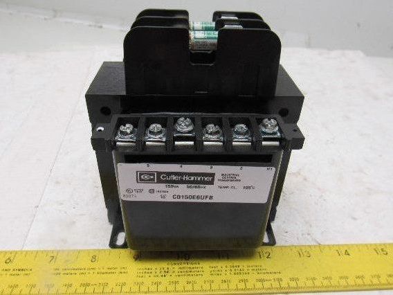 Cutler Hammer C0150E6UFB 150VA General Purpose Control Transformer 1 Phase