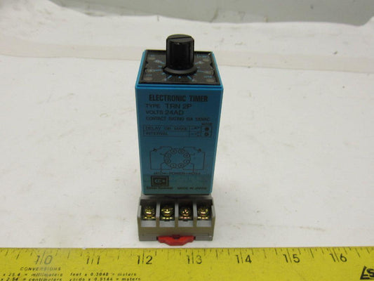 Eaton TRN 2P Electronic Timing Relay 8 Pin Volts 24AD W/D3PA2 Base