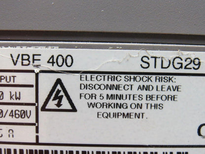 Control Techniques VBE 400 STDG29 Flux Vector Drive 4.0Kw 380/460V