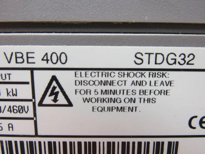 Control Techniques VBE 400 STDG32 Flux Vector Drive 4.0Kw 380/460V