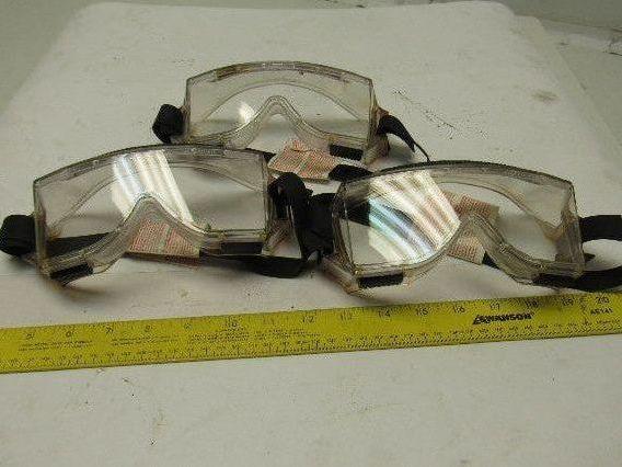 Durafon lll Professional Safety Chemical Splash Lab Goggles Lot of 3