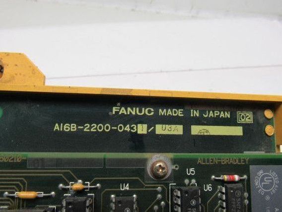 Fanuc A16B-2200-0431 Allen Bradley 96635301 960210 I/O Card Circuit Board