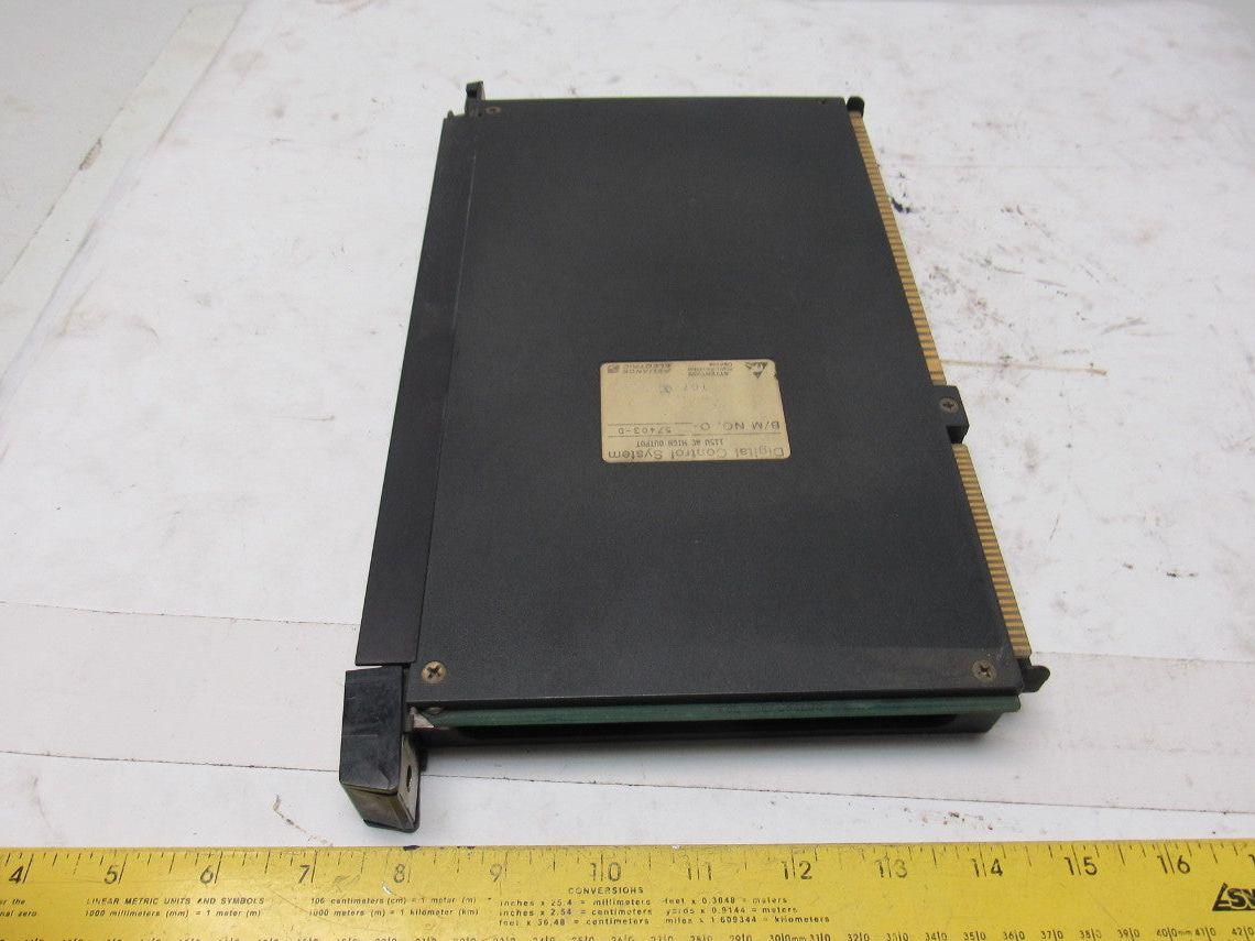 Reliance Electric 0-57403-D Digital Control Systems 115V AC High Output