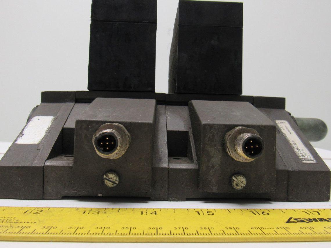Bosch Rexroth 261-208-140-0 Pneumatic Solenoid Valve W/Manifold