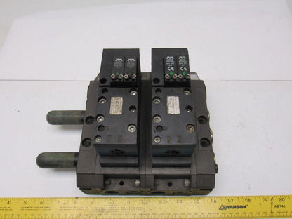 Bosch Rexroth 261-208-140-0 Pneumatic Solenoid Valve W/Manifold