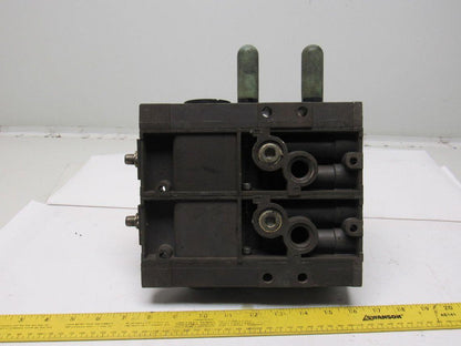 Bosch Rexroth 261-208-140-0 Pneumatic Solenoid Valve W/Manifold