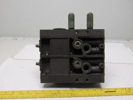 Bosch Rexroth 261-208-140-0 Pneumatic Solenoid Valve W/Manifold