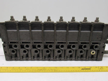 Bosch Rexroth 261-108-...110/140/120 Pneumatic Solenoid Valves W/Manifold