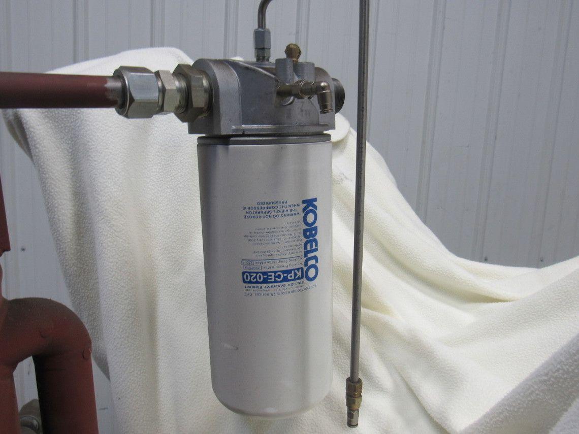 Kobelco 5 Gallon Compressed Air Oil Separator/Filter Assembly 200 PSI
