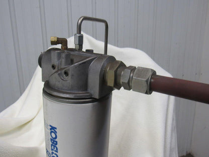Kobelco 5 Gallon Compressed Air Oil Separator/Filter Assembly 200 PSI