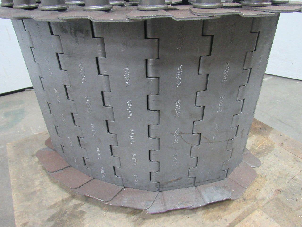 SteeltraK 18"x 108" Carbon Steel And Mild Steel Hinge Type Scrap Conveyor Chain