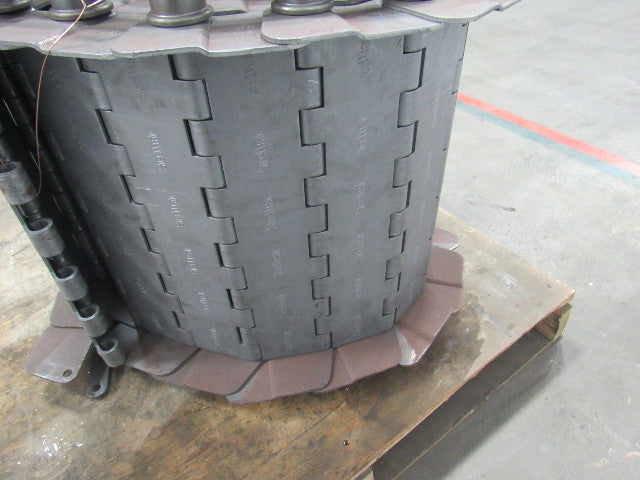 SteeltraK 18"x 108" Carbon Steel And Mild Steel Hinge Type Scrap Conveyor Chain