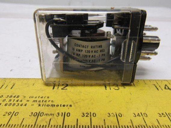 General Electric CR120HF85J08C General Purpose Relay 6VDC Coil
