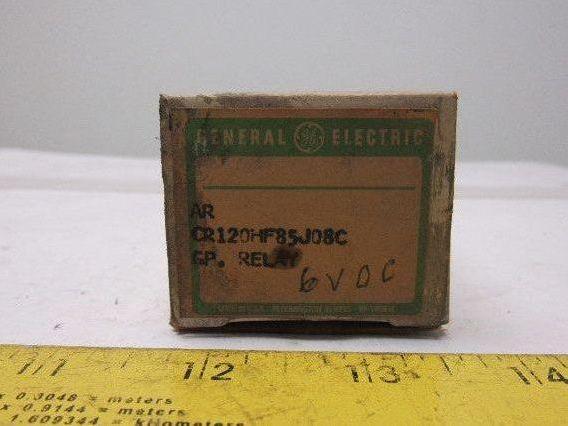 General Electric CR120HF85J08C General Purpose Relay 6VDC Coil