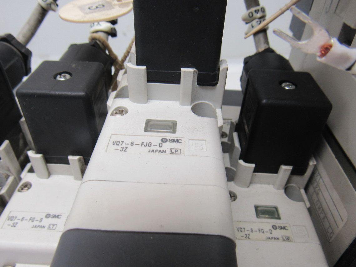 SMC VQ7-6-FPG-D-32 & VQ7-6-FPG-S-32 Pneumatic Selenoid Valve Manifold Assembly