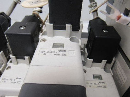 SMC VQ7-6-FPG-D-32 & VQ7-6-FPG-S-32 Pneumatic Selenoid Valve Manifold Assembly