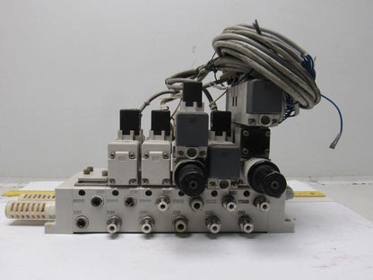 SMC VQ7-6-FPG-D-32 & VQ7-6-FPG-S-32 Pneumatic Selenoid Valve Manifold Assembly