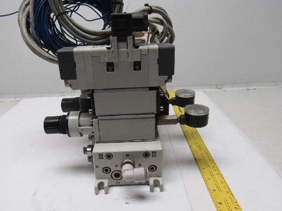 SMC VQ7-6-FPG-D-32 & VQ7-6-FPG-S-32 Pneumatic Selenoid Valve Manifold Assembly