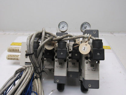 SMC VQ7-6-FPG-D-32 & VQ7-6-FPG-S-32 Pneumatic Selenoid Valve Manifold Assembly