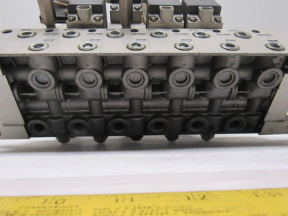 SMC VQ7-6-FPG-D-32 & VQ7-6-FPG-S-32 Pneumatic Selenoid Valve Manifold Assembly