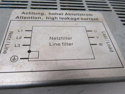 Siemens 6SN 1111-0AA01-2CA0 36KW Line Filter 67A 4440/250V / 45-65Hz