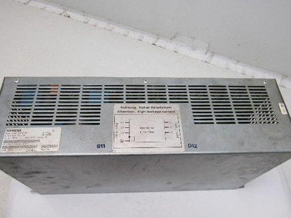 Siemens 6SN 1111-0AA01-2CA0 36KW Line Filter 67A 4440/250V / 45-65Hz