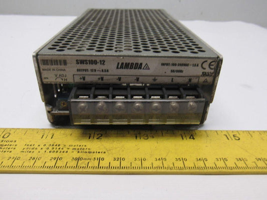 Nemic-Lambda SWS100-12 Power Supply Input 100-240VAC Output 12V 8.5A