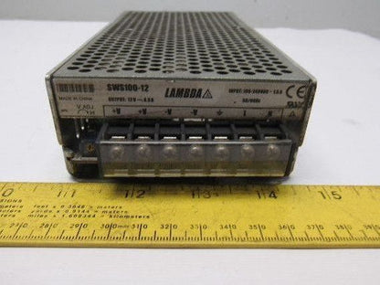 Nemic-Lambda SWS100-12 Power Supply Input 100-240VAC Output 12V 8.5A