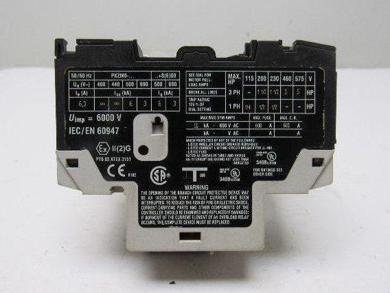 Moeller PKZMO-6.3-T Manual Motor Protector