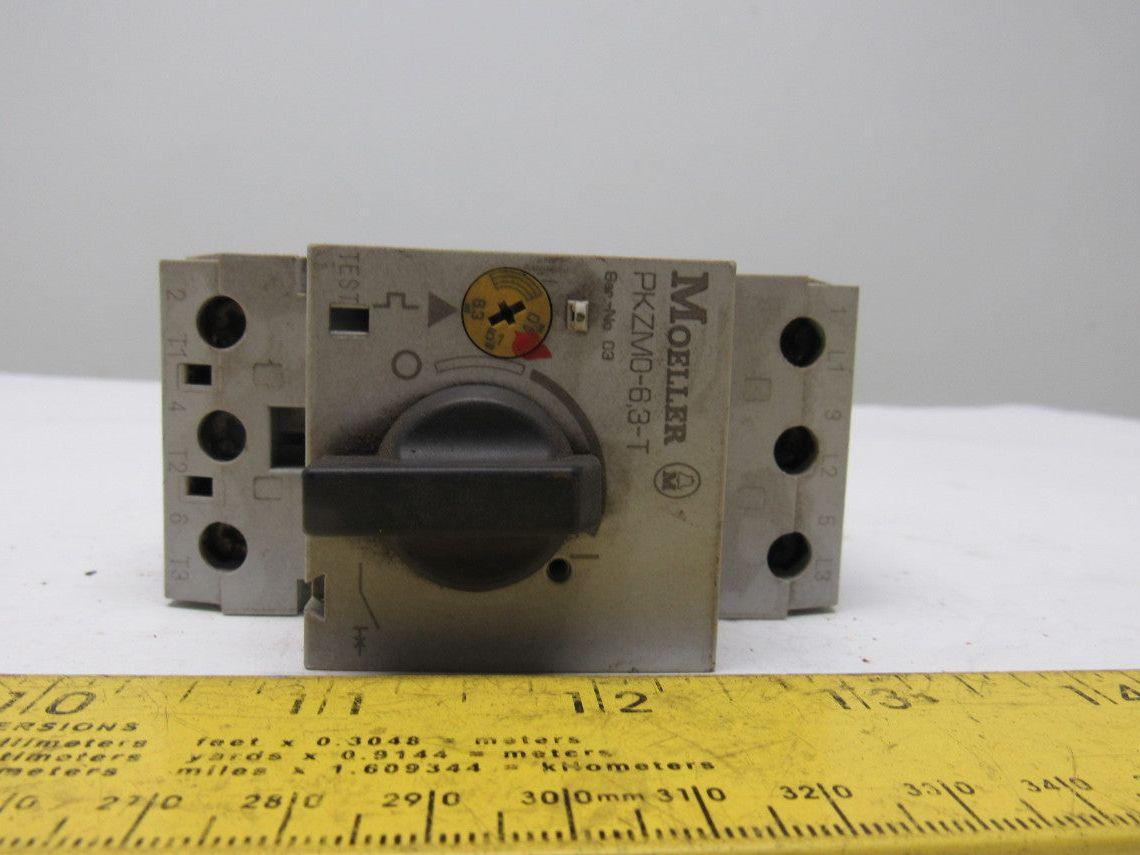 Moeller PKZMO-6.3-T Manual Motor Protector
