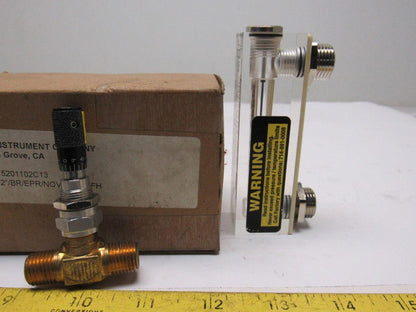 King instrument Company 75201102C13 Flow Meter 2"/BR/EPR/Nov/100 SCFH