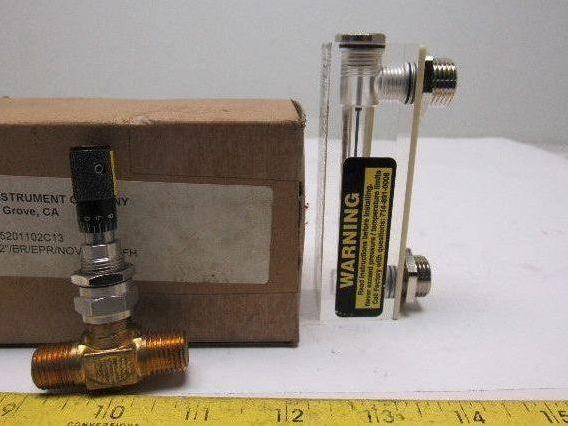 King instrument Company 75201102C13 Flow Meter 2"/BR/EPR/Nov/100 SCFH
