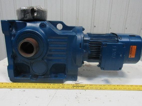 Sew Type  KH87BDRE90L4BE5/TF 2HP 147.32RPM  Electric Gear Motor 277/480V 3Ph