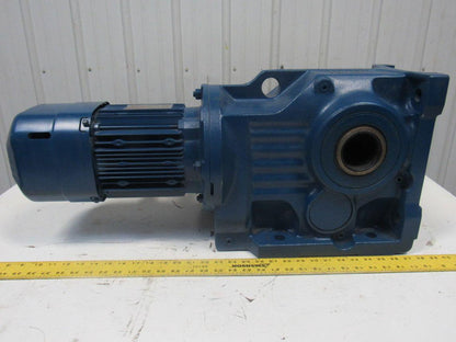 Sew Type  KH87BDRE90L4BE5/TF 2HP 147.32RPM  Electric Gear Motor 277/480V 3Ph