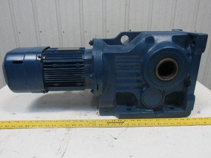 Sew Type  KH87BDRE90L4BE5/TF 2HP 147.32RPM  Electric Gear Motor 277/480V 3Ph