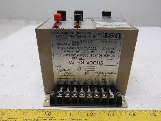 Tsubaki TSB 152 Shock Relay 230/115VAC 50/60HZ 50VA