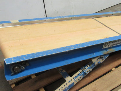 Slider Bed Conveyor 17-1/2"W Belt 70" Long No Drive Gearmotor Parts or Repair