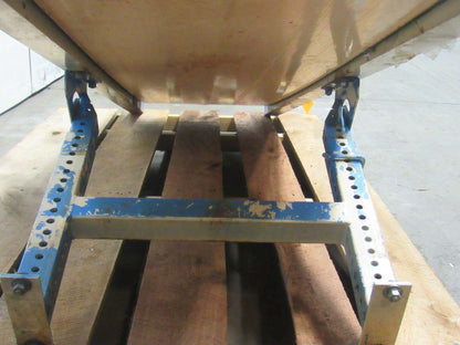 Slider Bed Conveyor 17-1/2"W Belt 70" Long No Drive Gearmotor Parts or Repair