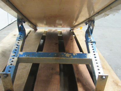 Slider Bed Conveyor 17-1/2"W Belt 70" Long No Drive Gearmotor Parts or Repair