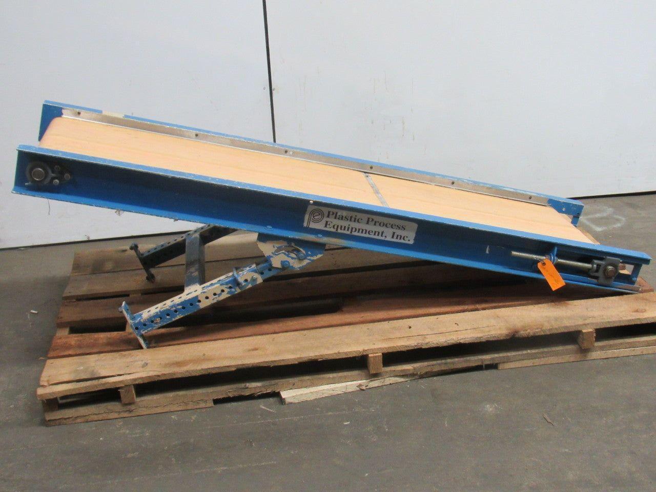 Slider Bed Conveyor 17-1/2"W Belt 70" Long No Drive Gearmotor Parts or Repair