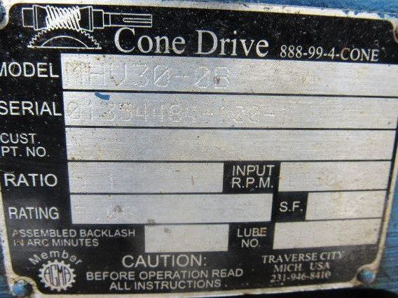 Textron Cone Drive MHV30-0B Gear Box Speed Reducer 5.06:1 Ratio
