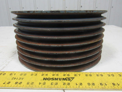 8/5V11.8-F 8 Groove Bushed Bore Pulley Sheave
