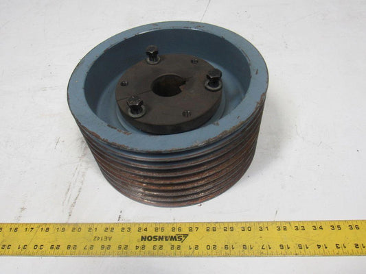 8/5V11.8-F 8 Groove Bushed Bore Pulley Sheave