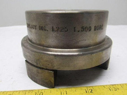 Lovejoy L225 Standard Jaw Coupling Hub, Cast Iron 1.500"
